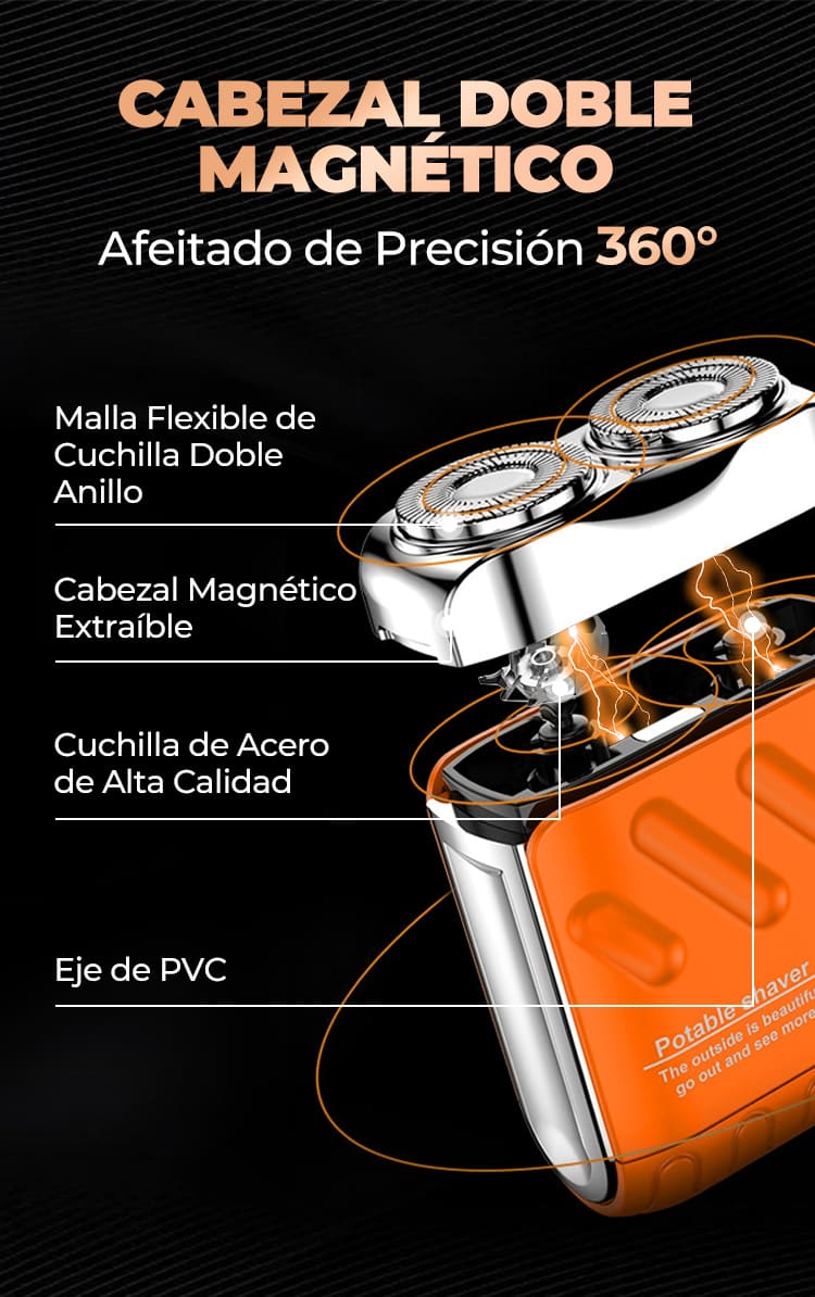 Afeitadora Eléctrica de Bolsillo para Hombre - NovaHub