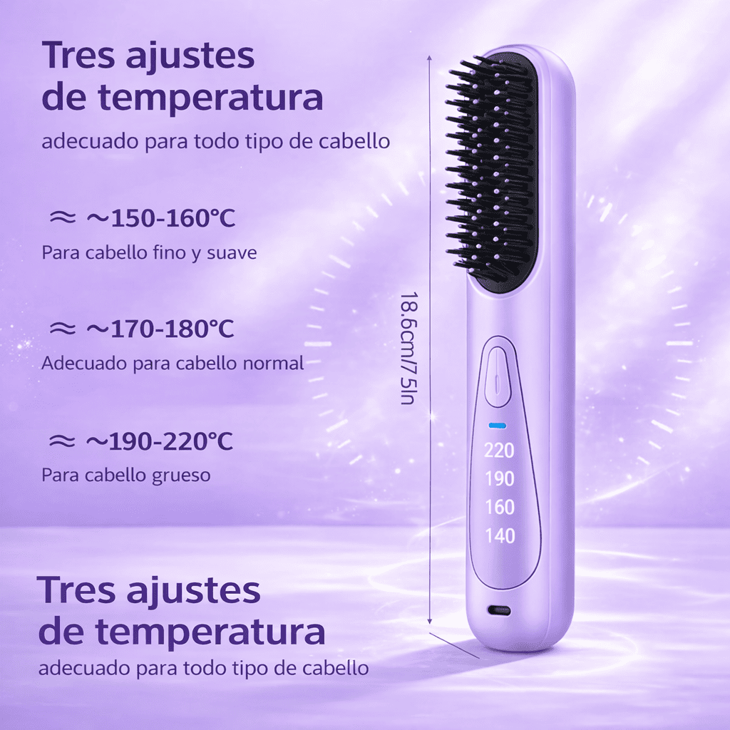 Cepillo Alisador Inalambrico NovaHub - NovaHub