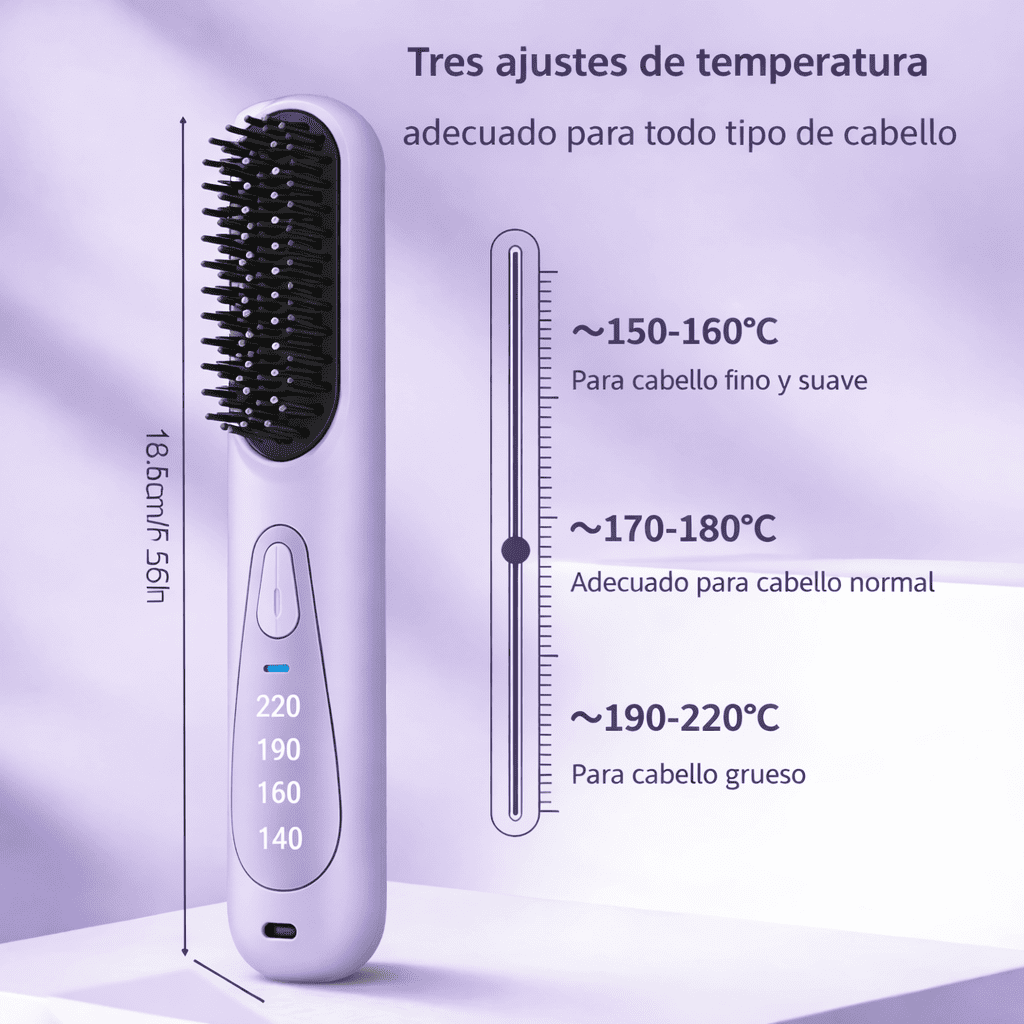 Cepillo Alisador Inalambrico NovaHub - NovaHub