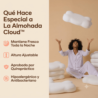 SerenaCloud™ Almohada ergonomica - NovaHub